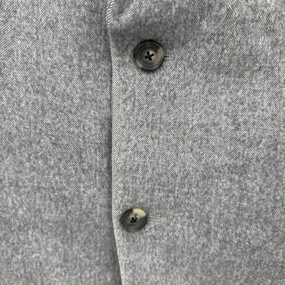 Jack Victor Exclusive Collection Blazer Lapel Collar Two Buttoned Gray Size 42S - Picture 4 of 11
